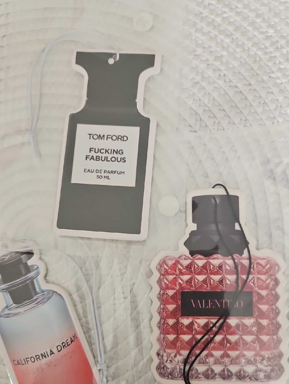 3 Car Freshies Scented Perfume